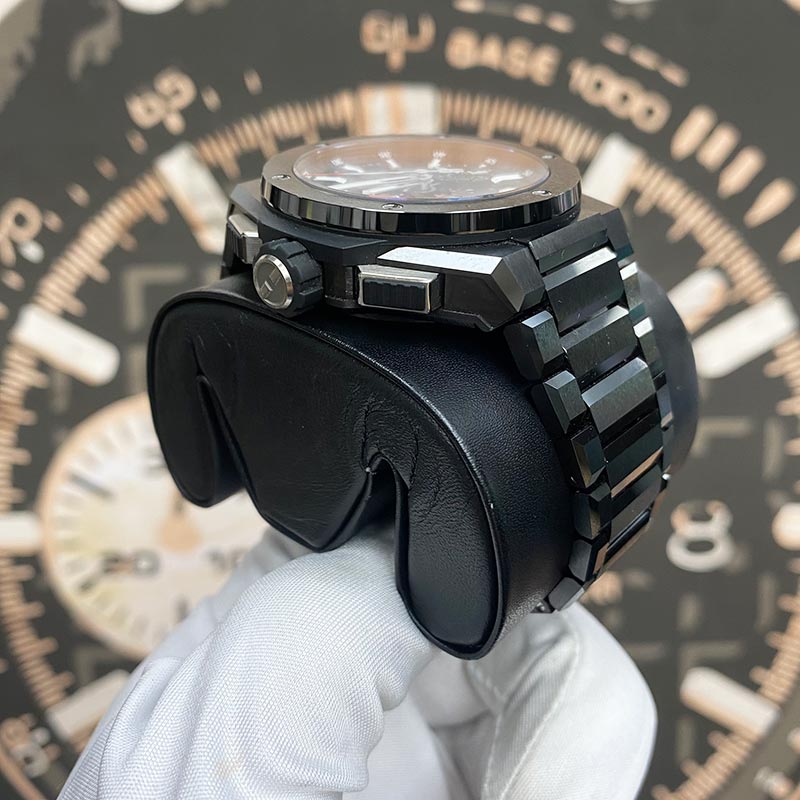 Hublot Big Bang Black Magic Black Ceramic Openworked Dial 42mm 451.CX.1170.CX Pre-Owned - Gotham Trading 