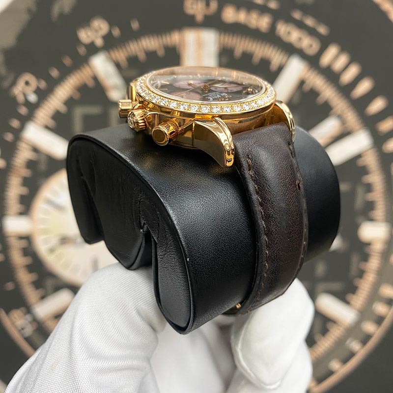 Omega DeVille 35mm Chocolate Dial 4677.60.37 Pre-Owned - Gotham Trading 