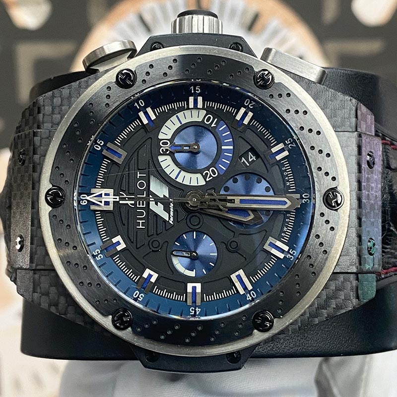 Hublot King Power Limited Edition 48mm Carbon Interlagos Pre-Owned - Gotham Trading 