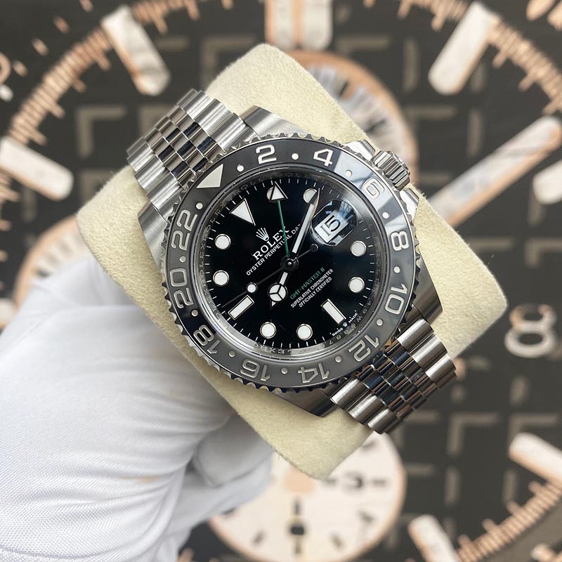 Rolex GMT-Master II "Bruce Wayne" 40mm 126710GRNR Black Dial