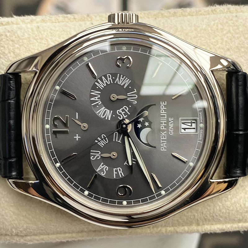 Patek Philippe Annual Calendar Complication 39mm 5146G Grey Dial Pre-Owned