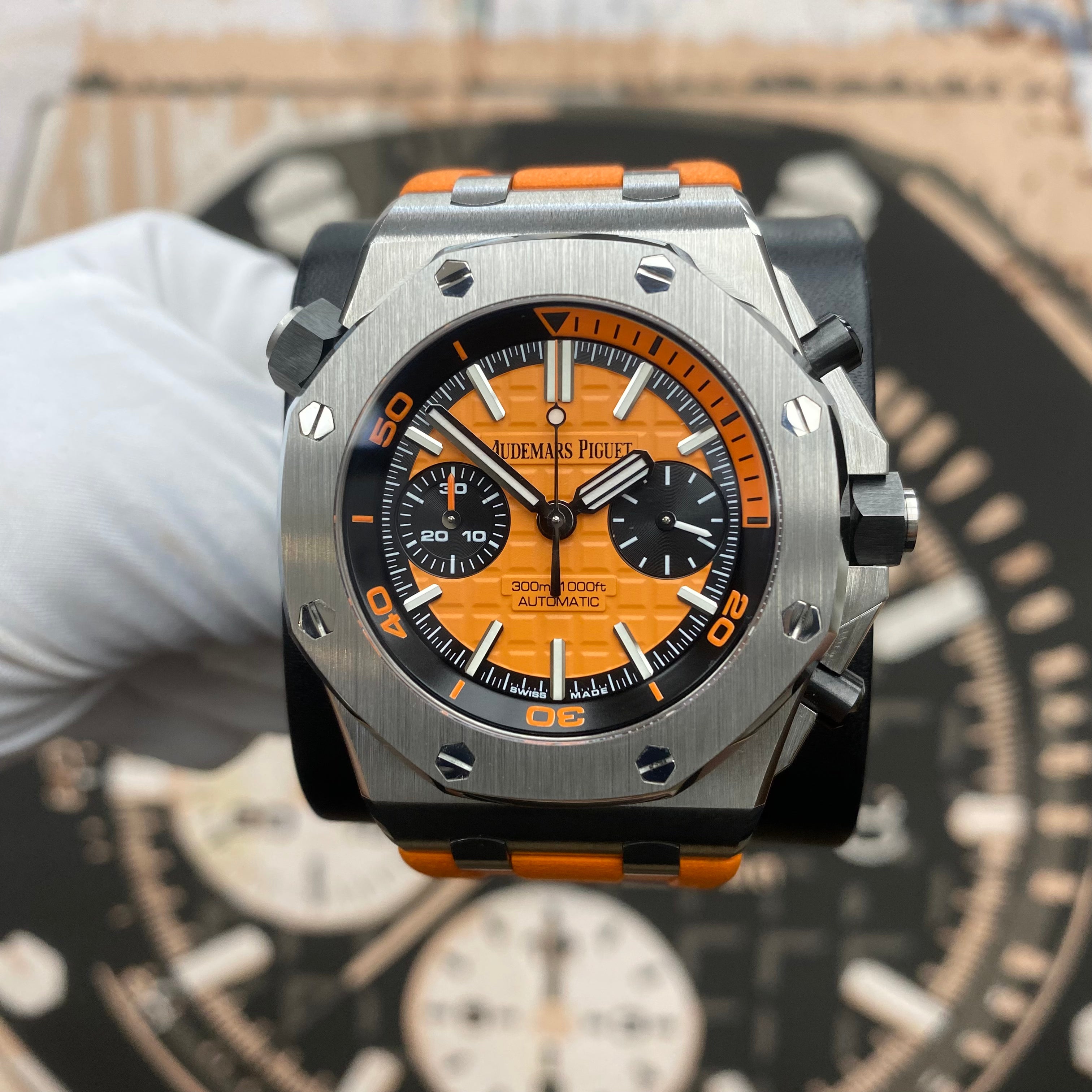 Audemars Piguet Limited Edition Royal Oak Offshore Diver 42mm 26703ST Orange Dial Pre-Owned