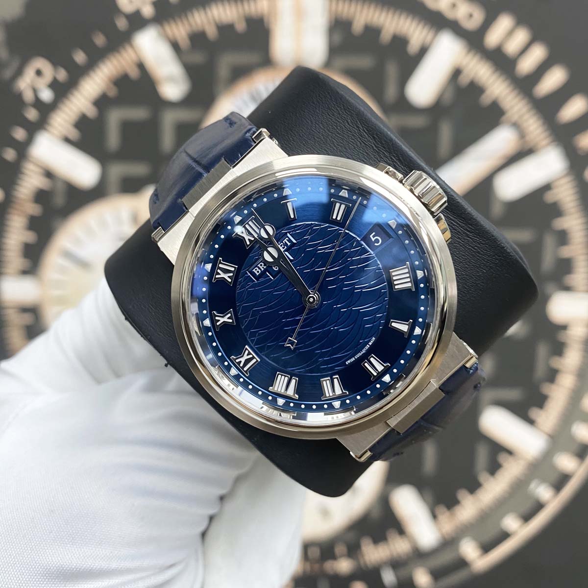 Breguet Marine 40mm 5517BB/Y2/9ZU Blue Roman Dial