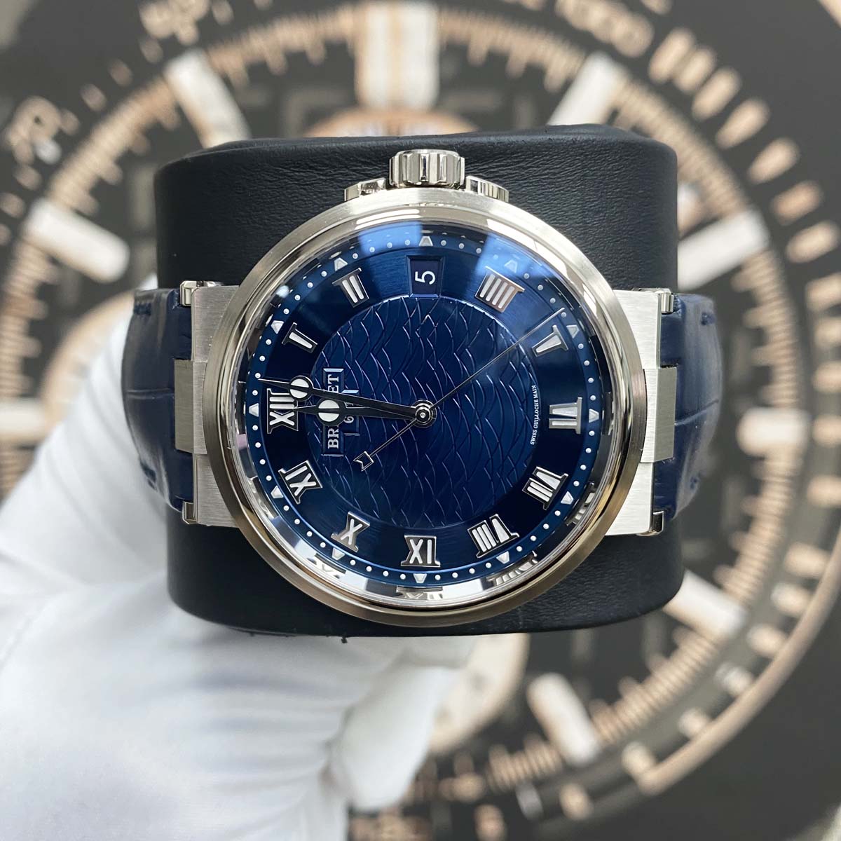 Breguet Marine 40mm 5517BB/Y2/9ZU Blue Roman Dial