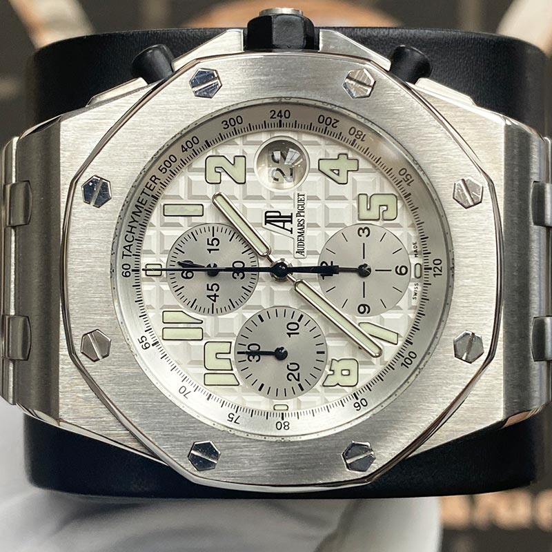 Audemars Piguet Royal Oak Offshore Chronograph 42mm 25721ST White Dial Pre-Owned