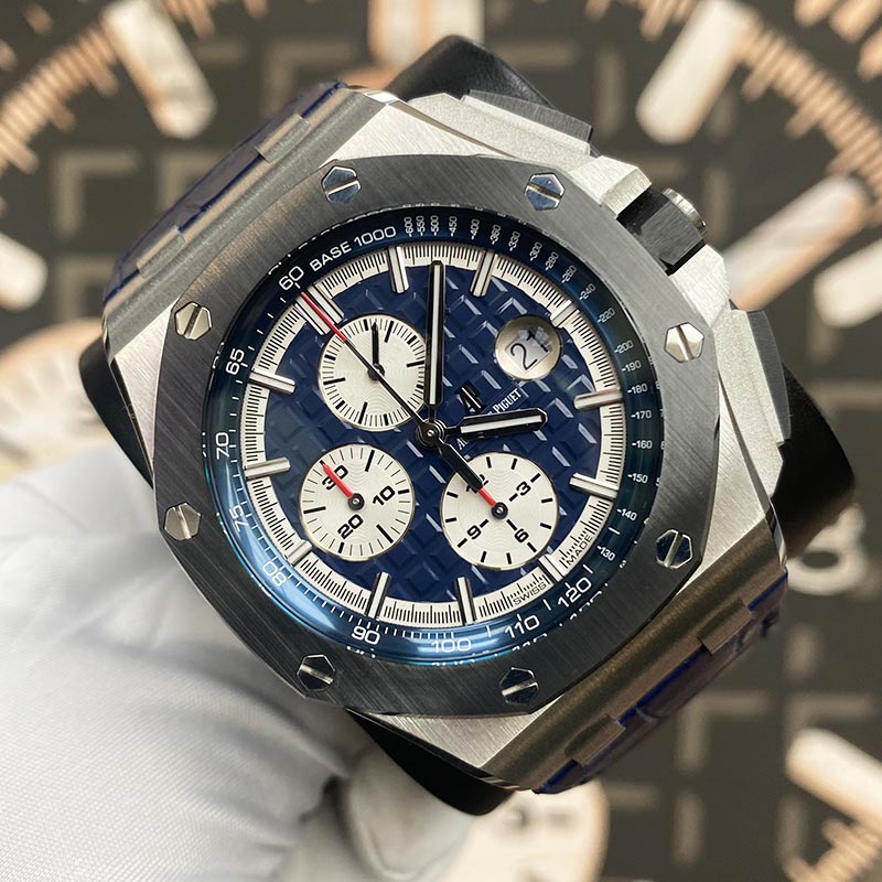 Audemars Piguet Royal Oak Offshore Chronograph 44mm 26401PO Blue Dial Pre-Owned