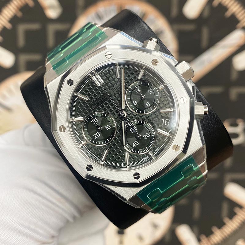 Audemars Piguet 50th Anniversary Royal Oak 41mm 26240ST.OO.1320ST.04 Green Dial