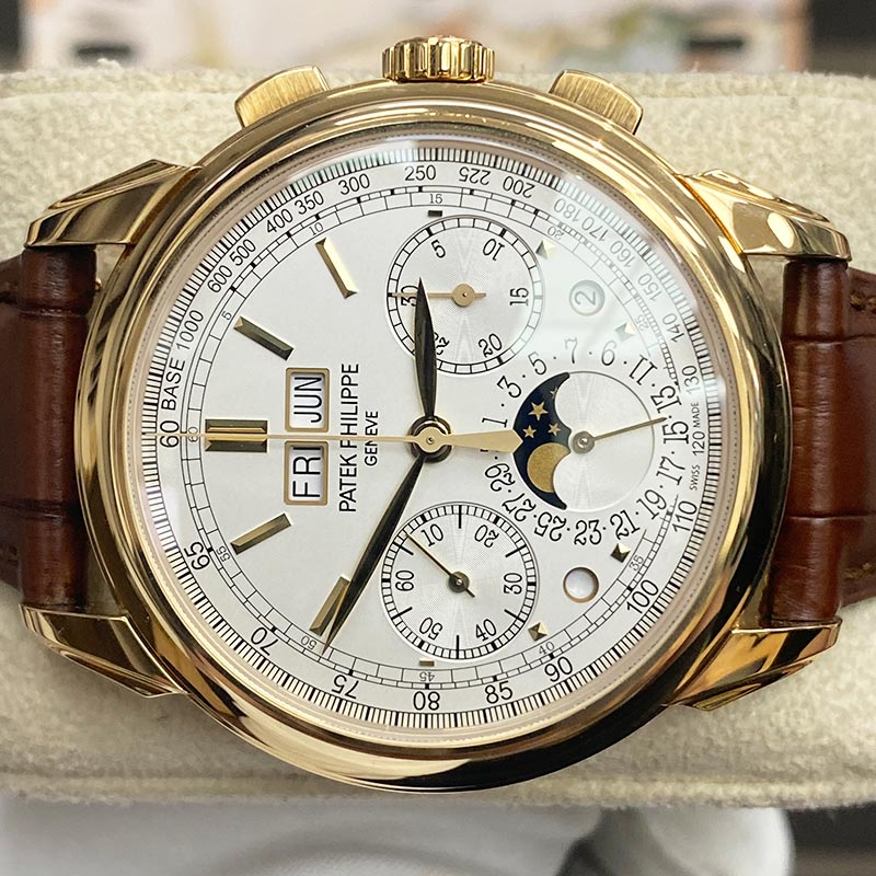 Patek Philippe Grand Complications Perpetual Calendar Chronograph 41mm 5270J Silver Dial