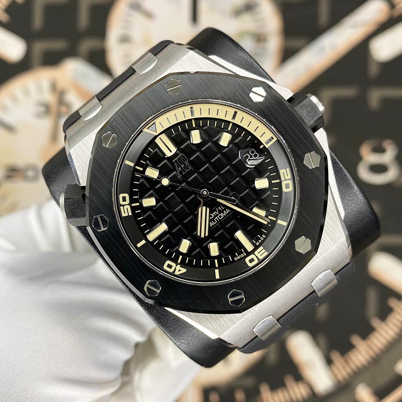 Audemars Piguet Royal Oak Offshore Diver 42mm 15720CN.OO.A002CA.01 Black Dial Pre-Owned