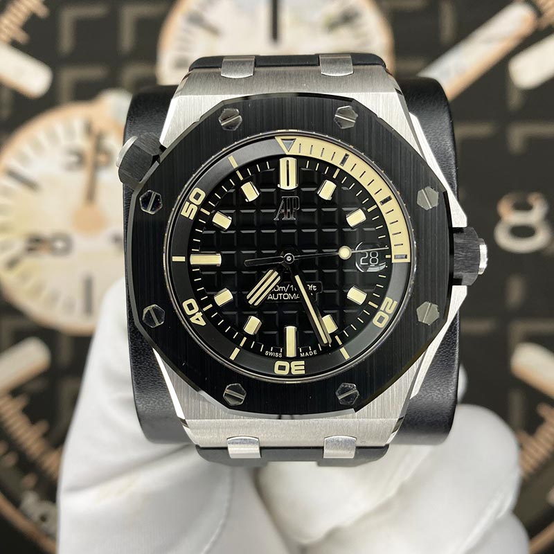 Audemars Piguet Royal Oak Offshore Diver 42mm 15720CN.OO.A002CA.01 Black Dial Pre-Owned