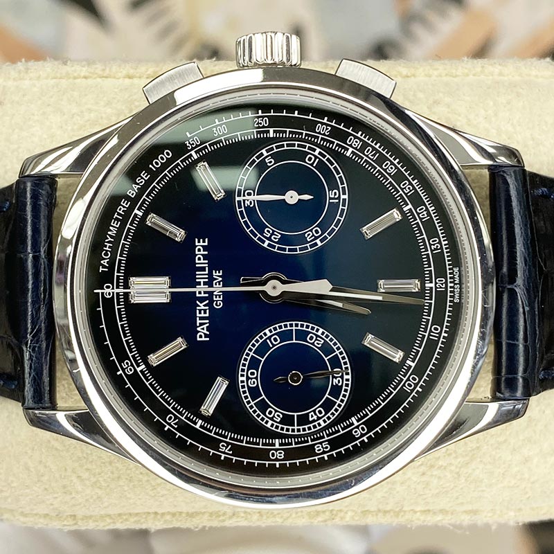 Patek Philippe Chronograph Complication 39mm 5170P Blue Dial Pre-Owned