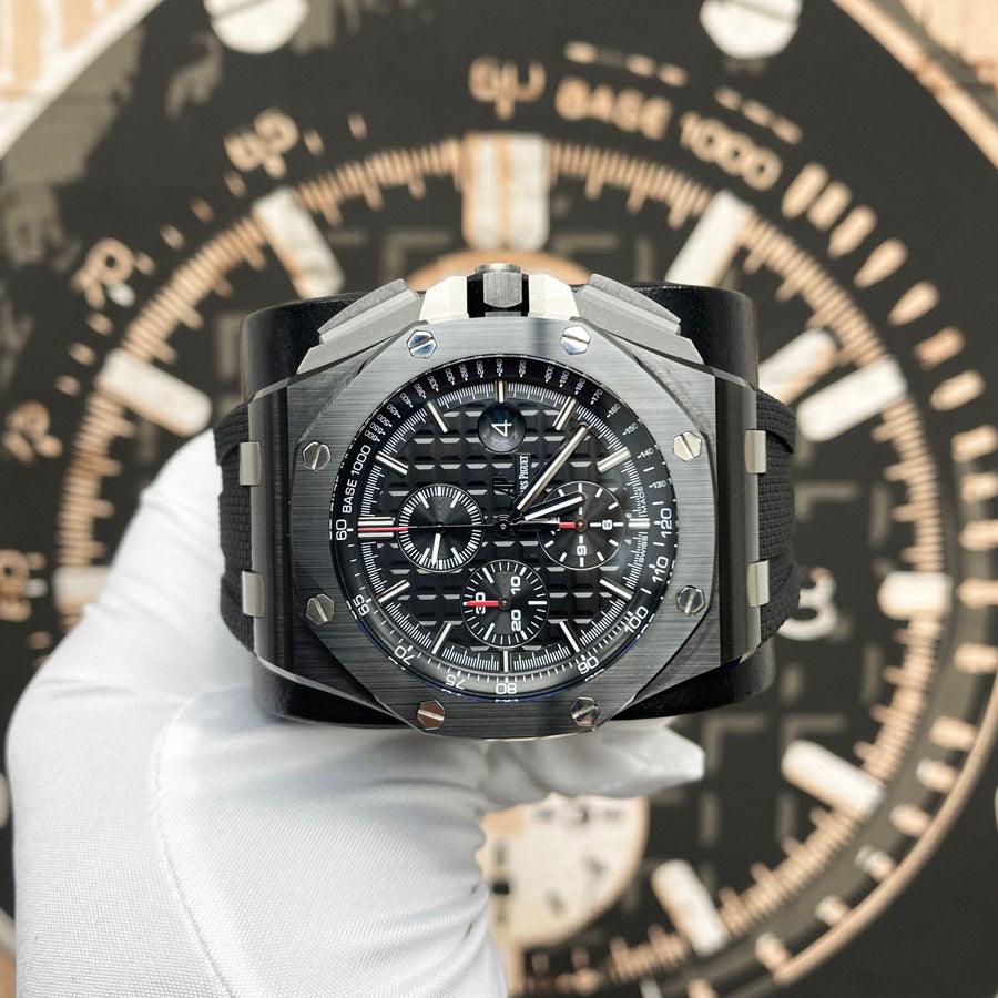 Audemars Piguet Royal Oak Offshore Chronograph 44mm 26402CE.OO.A002CA.01 Black Dial Pre-Owned - Gotham Trading 