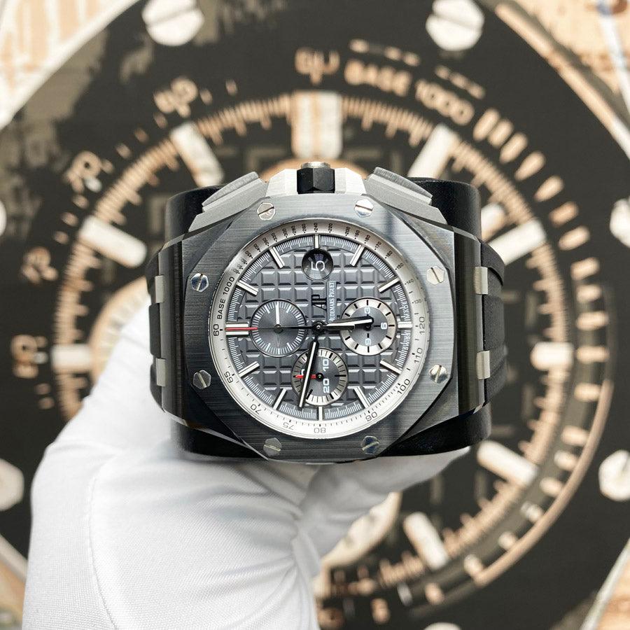 Audemars Piguet Royal Oak Offshore Chronograph 44mm 26405CE.OO.A002CA.01 Grey Dial Pre-Owned - Gotham Trading 