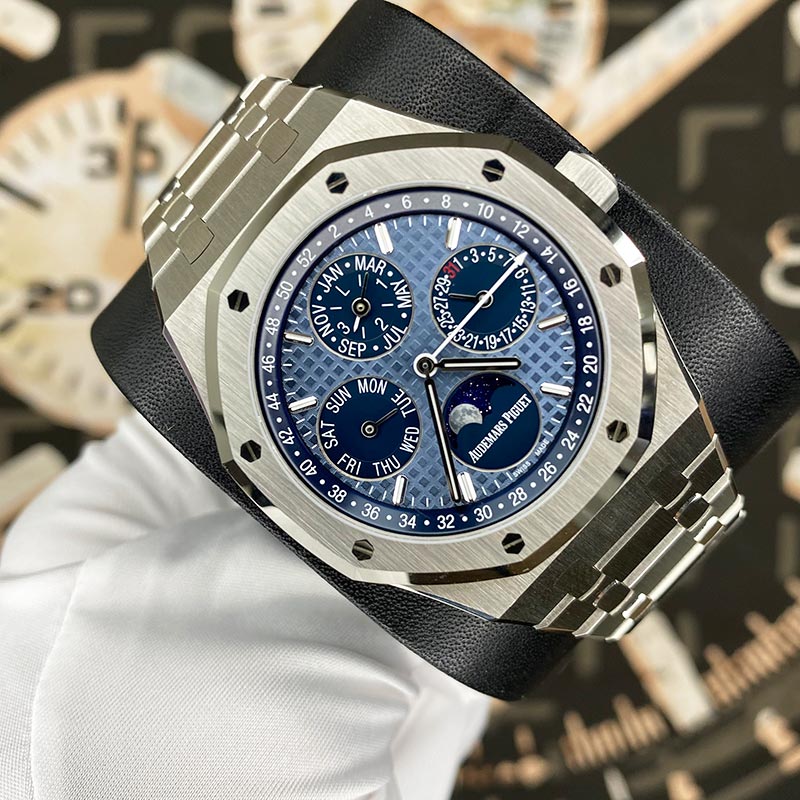 Audemars Piguet Royal Oak Perpetual Calendar 41mm 26574ST.OO.1220ST.03 Blue Dial