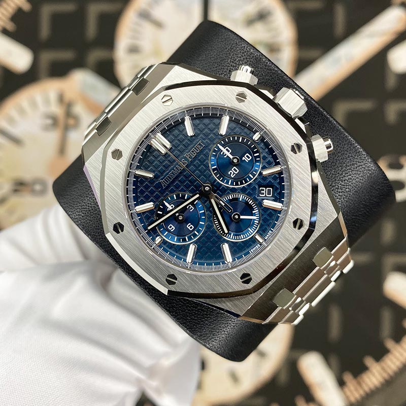 Audemars Piguet Royal Oak Chronograph 38mm 26715ST.OO.1356ST.01 Blue Dial Pre-Owned