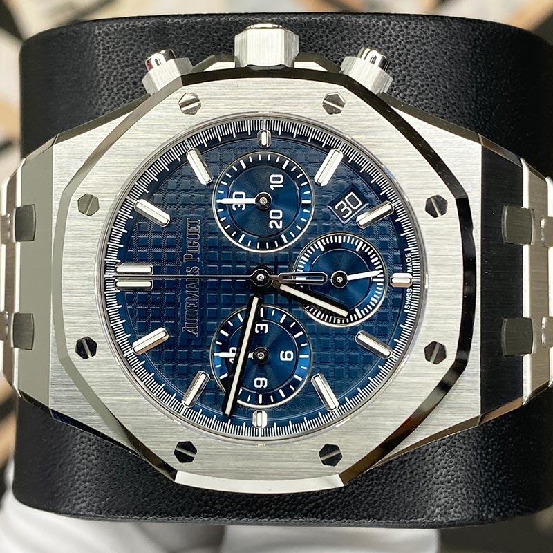 Audemars Piguet Royal Oak Chronograph 38mm 26715ST.OO.1356ST.01 Blue Dial Pre-Owned