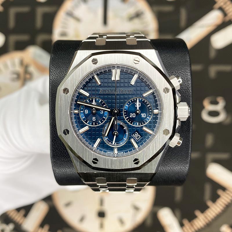 Audemars Piguet Royal Oak Chronograph 38mm 26715ST.OO.1356ST.01 Blue Dial Pre-Owned