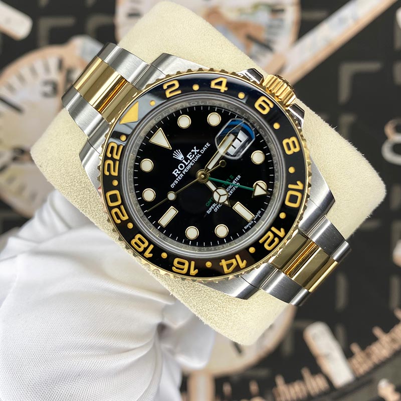 Rolex 2018 GMT-Master II 40mm 116713 Black Dial Pre-Owned