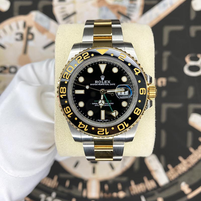 Rolex 2018 GMT-Master II 40mm 116713 Black Dial Pre-Owned