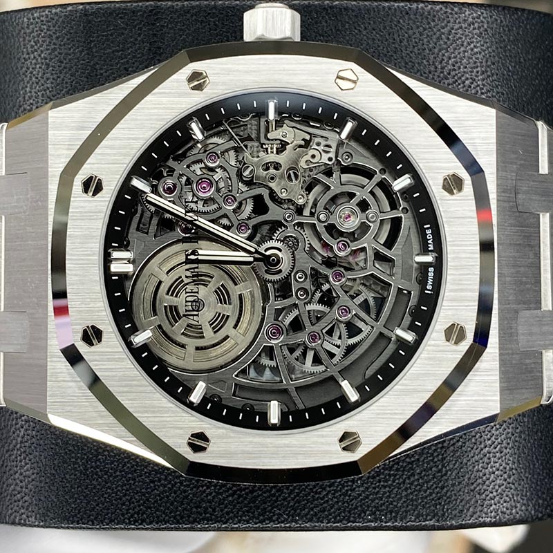 Audemars Piguet Royal Oak "Jumbo" Extra-Thin Openworked 39mm 16204BC Openworked Slate Grey Dial