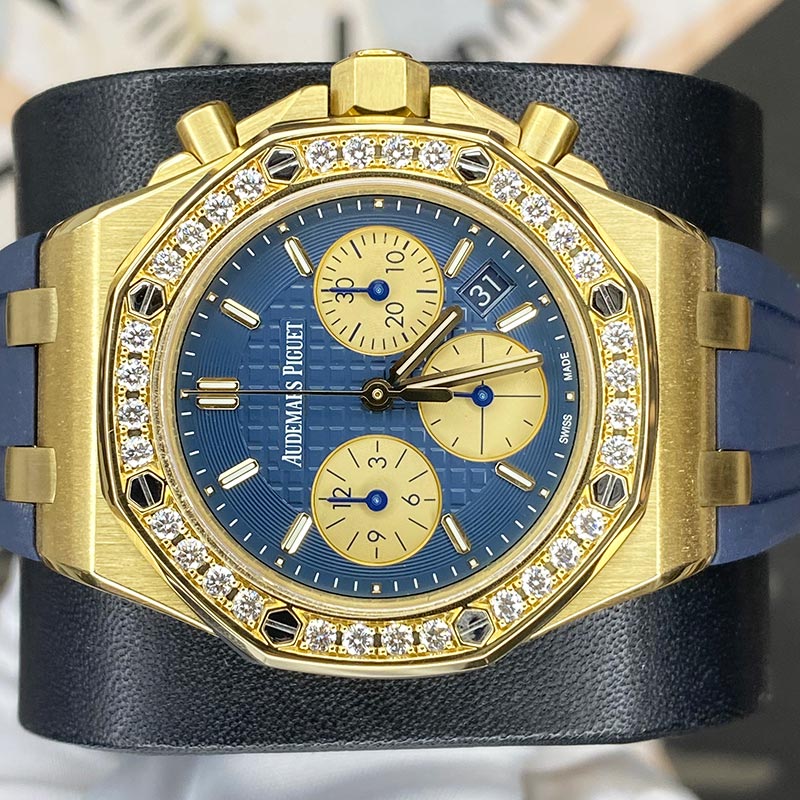 Audemars Piguet Royal Oak Offshore Chronograph 37mm 26231BA Blue Dial Pre-Owned