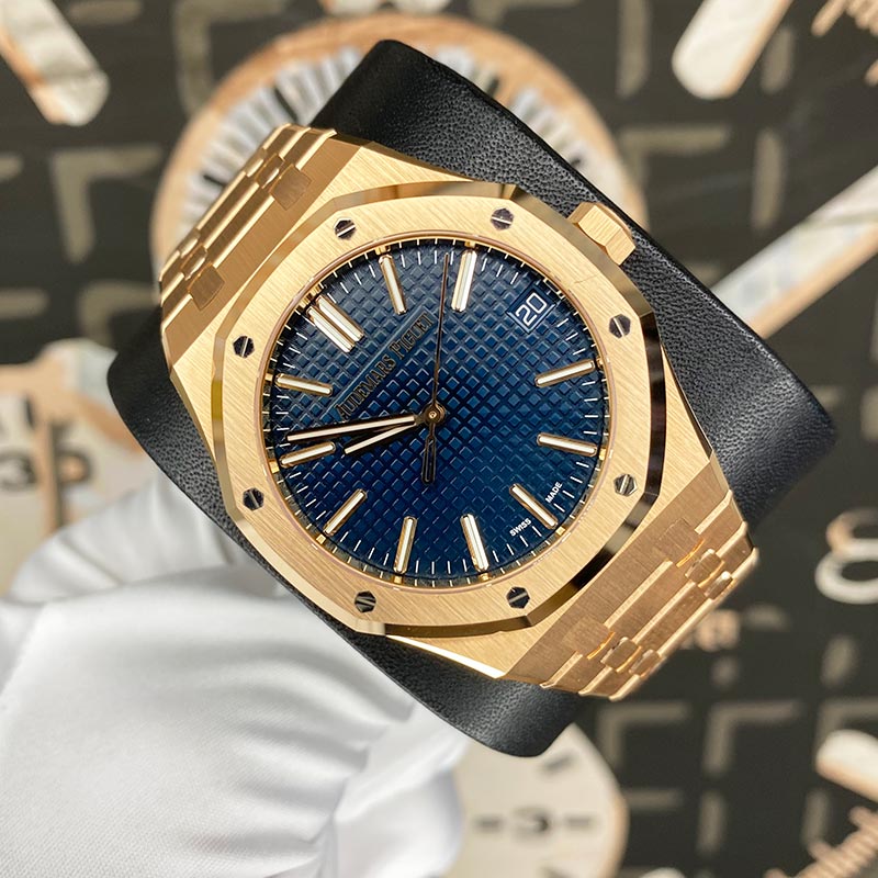 Audemars Piguet Royal Oak Self Winding 41mm 15510OR Blue Dial Pre-Owned