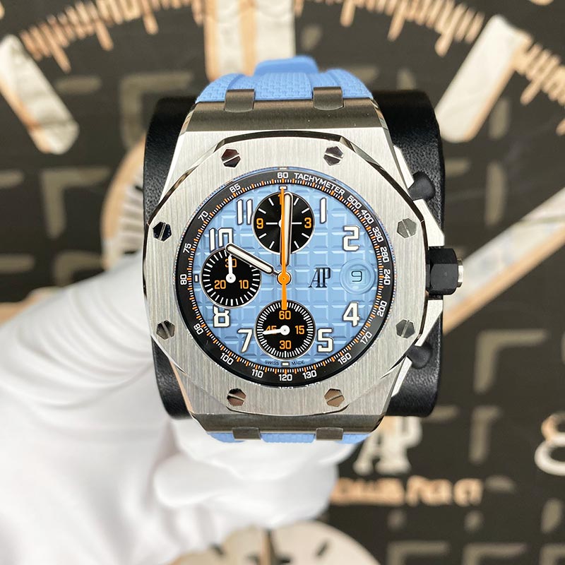 Audemars Piguet Royal Oak Offshore Chronograph 42mm 26238ST.OO.A340CA.01 Tiffany Blue Dial Pre-Owned