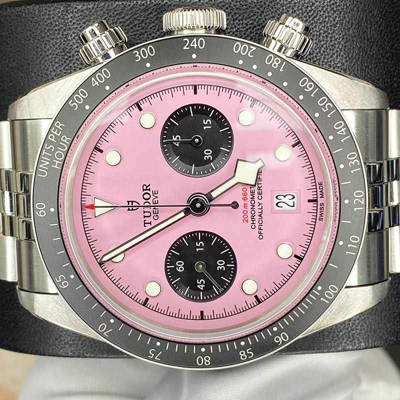 Tudor 2024 Black Bay Chrono Pink Dial 79360N