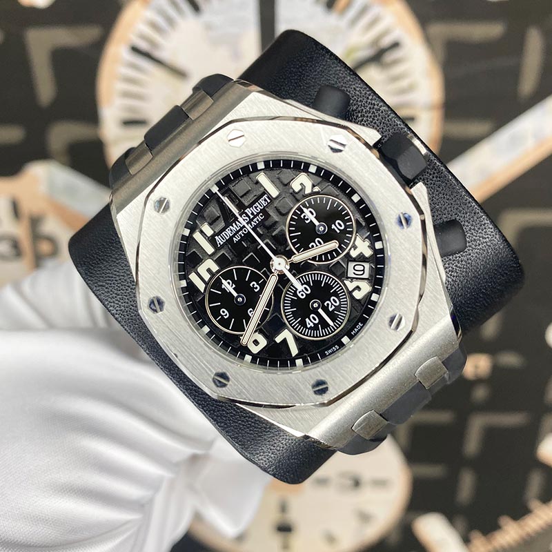 Audemars Piguet Royal Oak Offshore Chronograph 37mm 26283ST Black Dial Pre-Owned