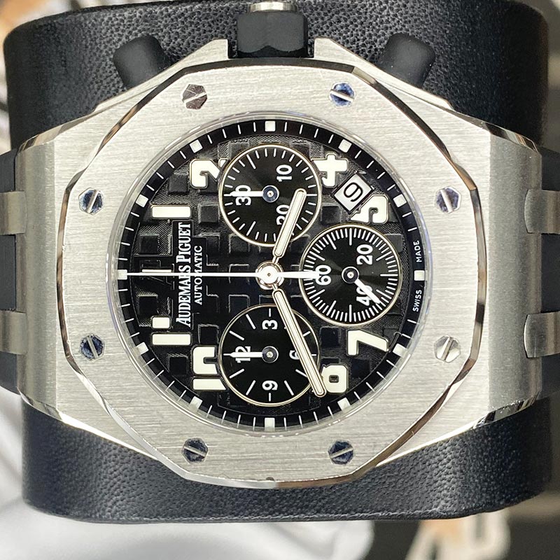 Audemars Piguet Royal Oak Offshore Chronograph 37mm 26283ST Black Dial Pre-Owned