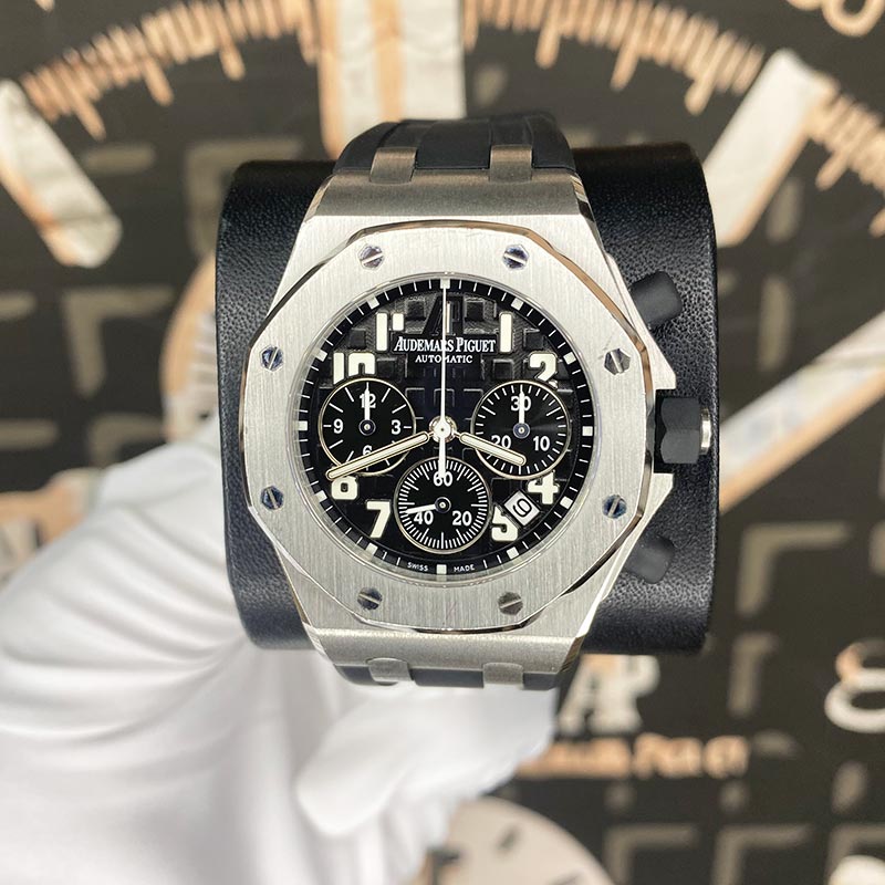 Audemars Piguet Royal Oak Offshore Chronograph 37mm 26283ST Black Dial Pre-Owned