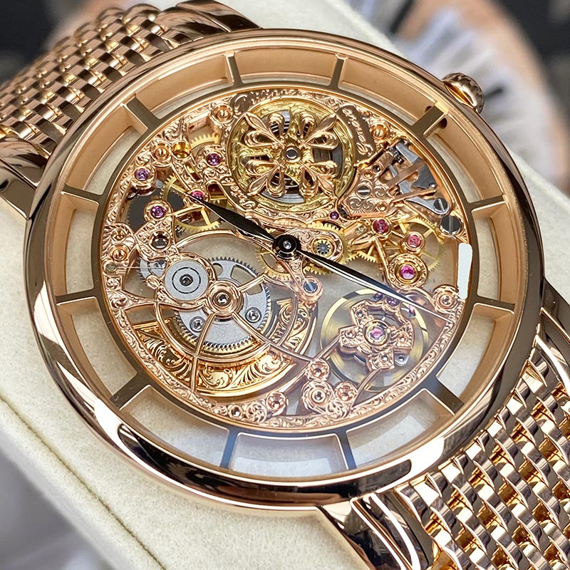 Patek Philippe Ultra-Thin Complication 39mm 5180-1R-001 Openworked Hand-Engraved Dial