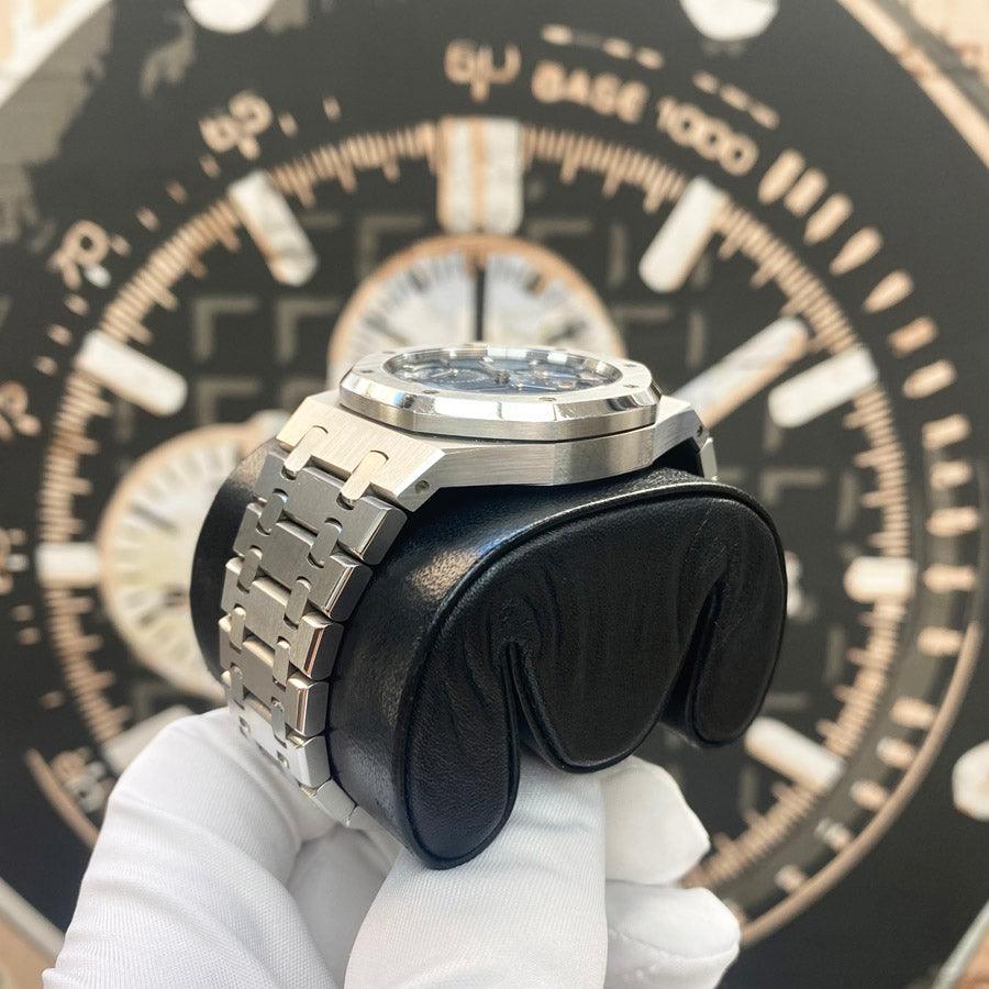 Audemars Piguet Royal Oak GMT Dual Time 39mm 26120ST Blue Dial Pre-Owned - Gotham Trading 