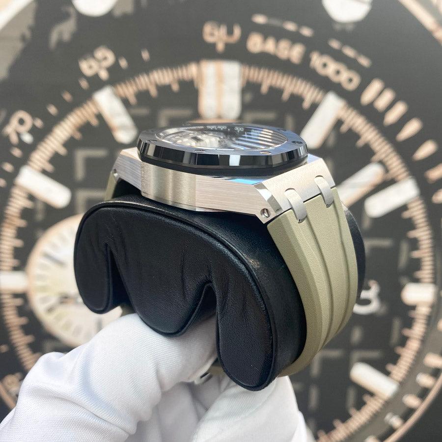 Audemars Piguet Royal Oak Offshore Chronograph 43mm 26420SO Light Brown Dial Pre-Owned - Gotham Trading 