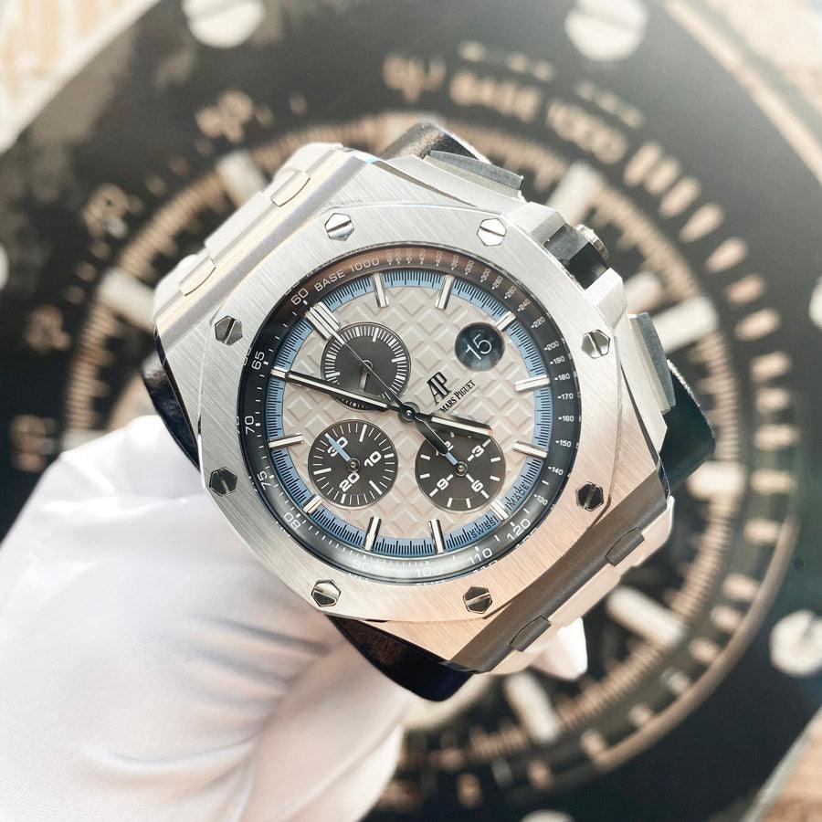 Audemars Piguet Royal Oak Limited Edition Offshore Chronograph 44mm 26417BC.OO.A002CR.01 White Dial Pre-Owned - Gotham Trading 