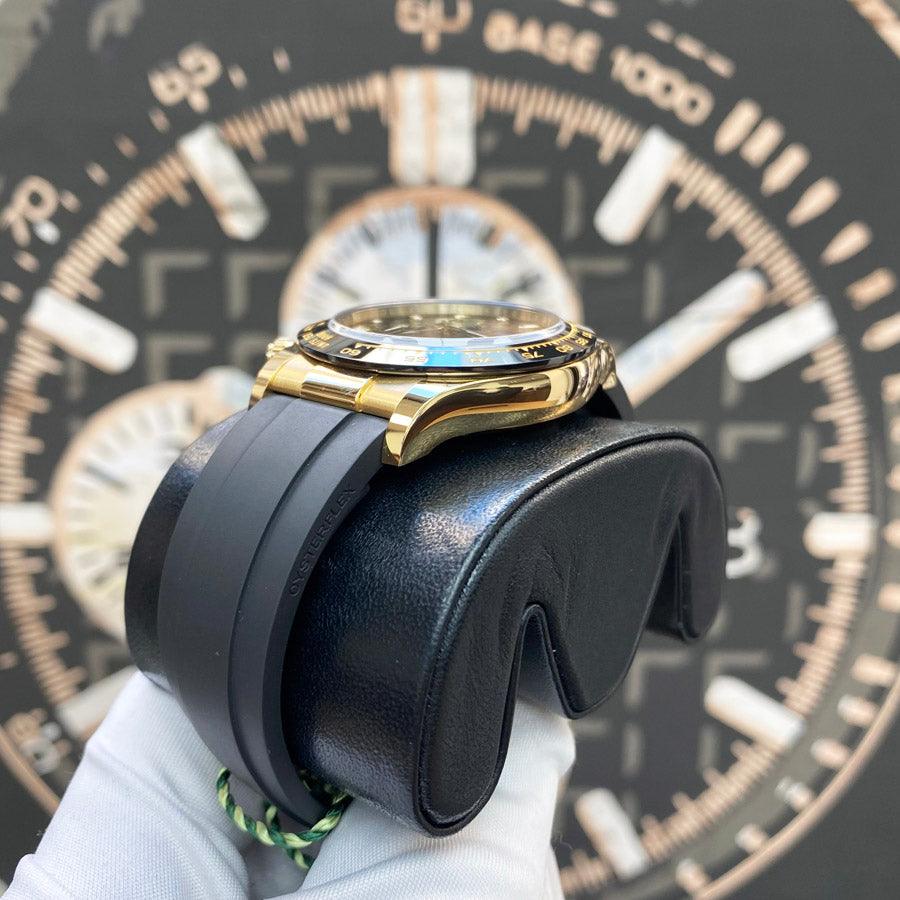 Rolex Daytona 40mm Oyster Flex 116518LN Black Dial Pre-Owned - Gotham Trading 