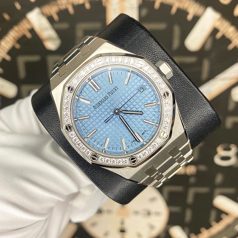 Audemars Piguet Royal Oak 37mm 15551ST.ZZ.1356ST.04 Light Blue Dial