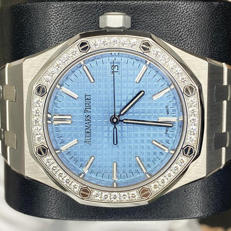 Audemars Piguet Royal Oak 37mm 15551ST.ZZ.1356ST.04 Light Blue Dial