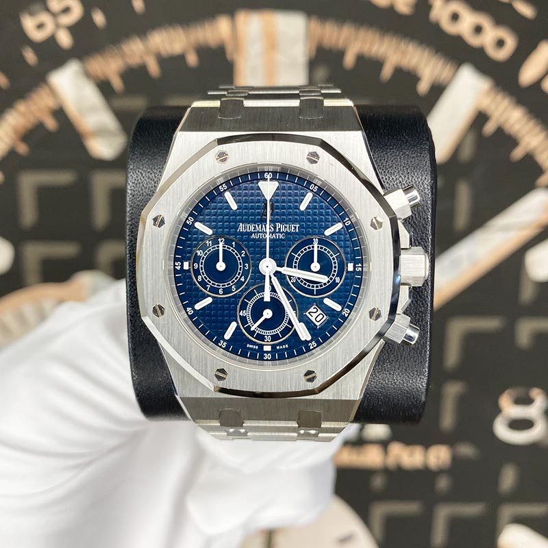 Audemars Piguet Royal Oak Chronograph 39mm 25860ST Blue Dial Pre-Owned