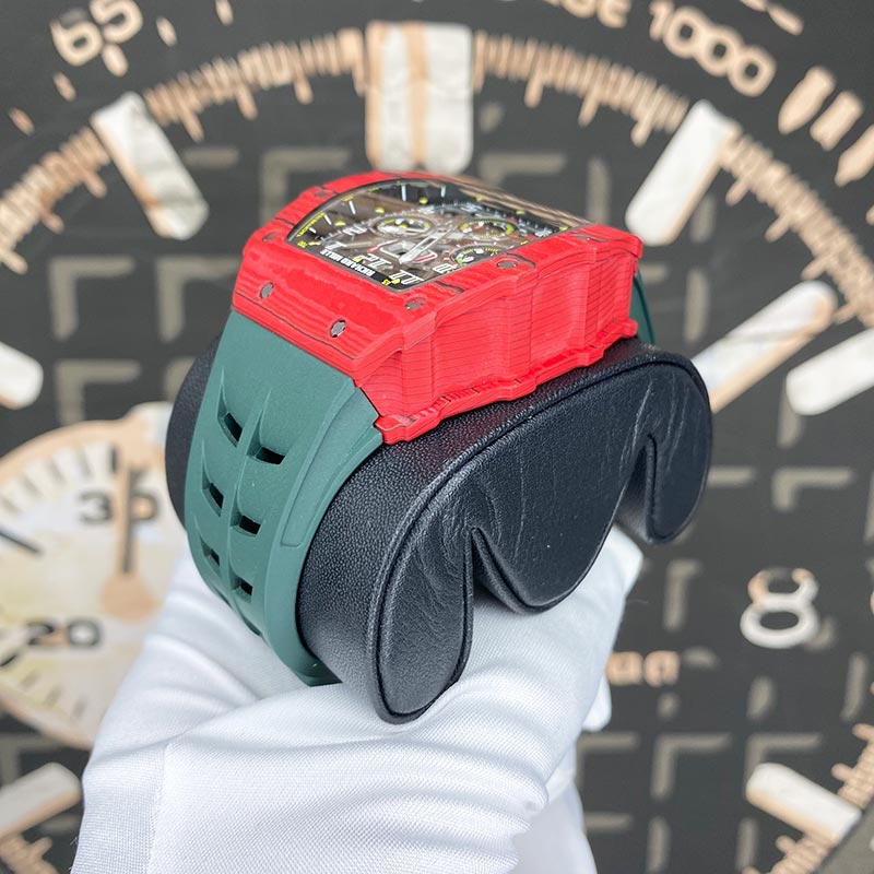 Richard Mille Chronograph RM11-03 Flyback Chronograph Red Quartz 50mm Openworked Dial Pre-Owned