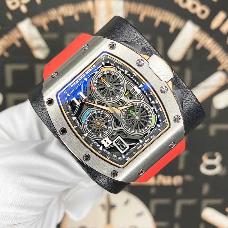 Richard Mille RM72-01 Automatic Winding Lifestyle In-House Chronograph Openwork Dial Pre-Owned