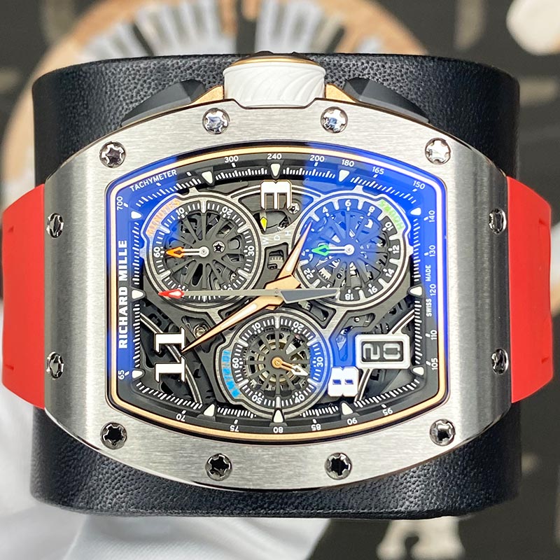 Richard Mille RM72-01 Automatic Winding Lifestyle In-House Chronograph Openwork Dial Pre-Owned