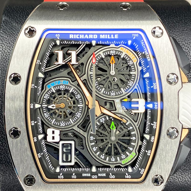 Richard Mille RM72-01 Automatic Winding Lifestyle In-House Chronograph Openwork Dial Pre-Owned