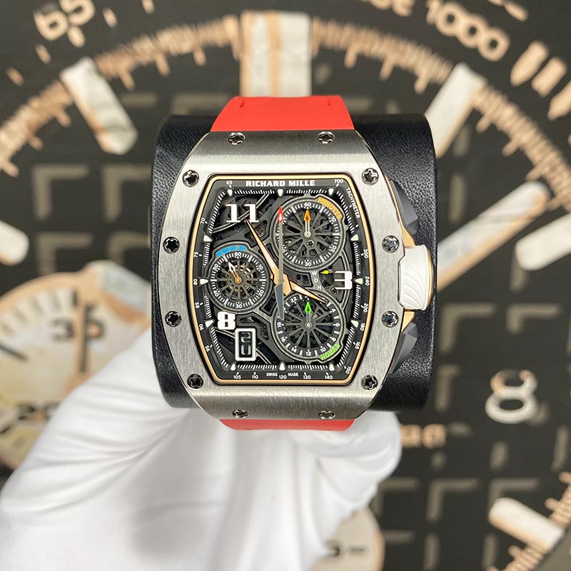 Richard Mille RM72-01 Automatic Winding Lifestyle In-House Chronograph Openwork Dial Pre-Owned