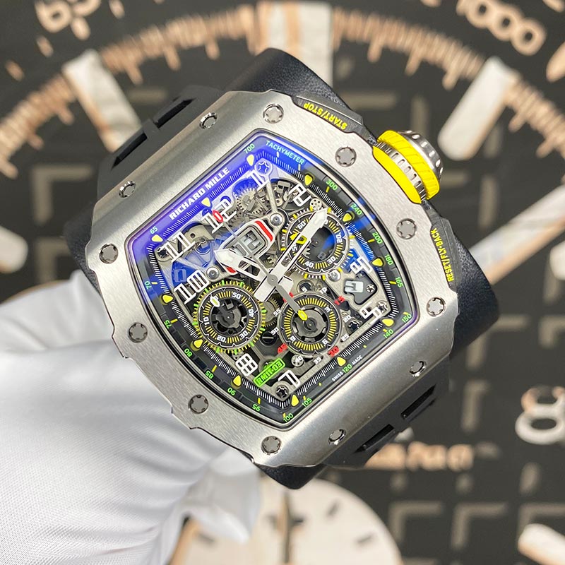 Richard Mille Chronograph RM11-03 Titanium 50mm Openworked Dial Pre-Owned