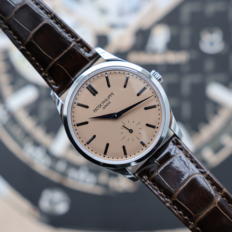 Patek Philippe 2025 Calatrava 6196P 38mm Salmon Dial