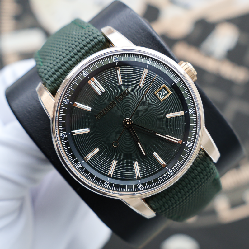 Audemars Piguet 2025 Code 11.59 Selfwinding 15210OR.OO.A056KB.01 41mm Green Dial