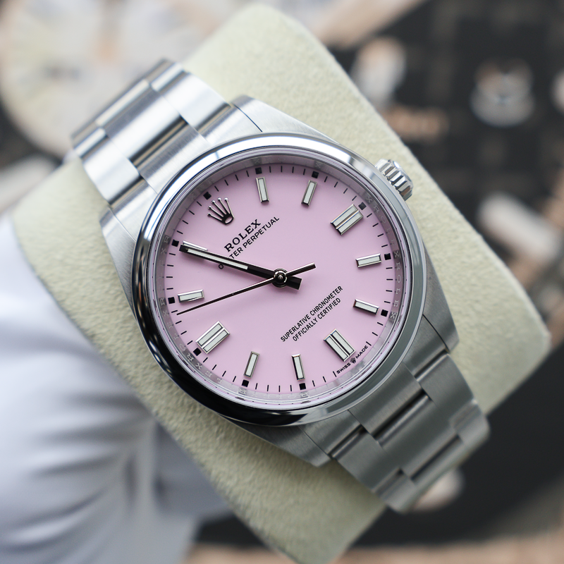 Rolex 2023 Oyster Perpetual 36mm 126000 Candy Pink Dial