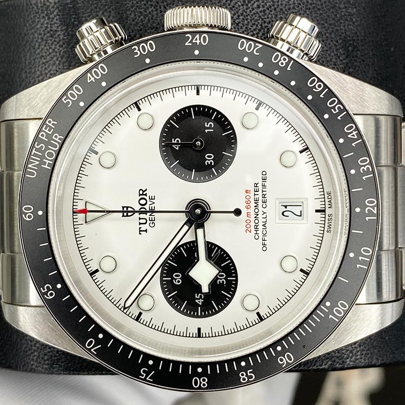 Tudor 12/2022 Black Bay Chrono Panda Dial 79360N