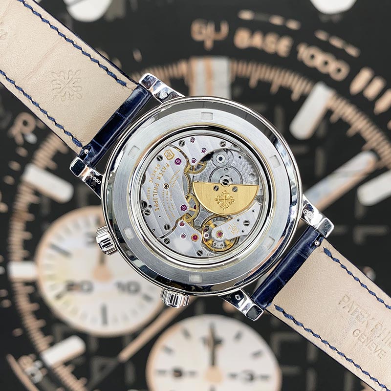 Patek Philippe Grand Complications Celestial Moon Age 44mm 6102P Blue Dial Pre-Owned